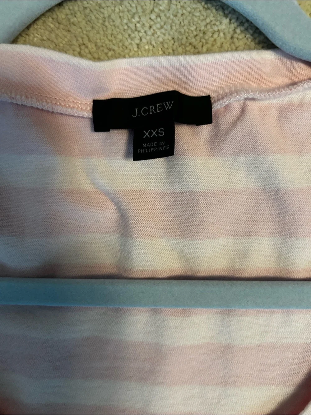 J. Crew Pink Striped knit Maxi Dress XXS